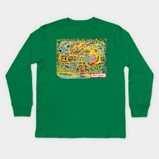 Vintage Kingdom Kids Long Sleeve T-Shirt